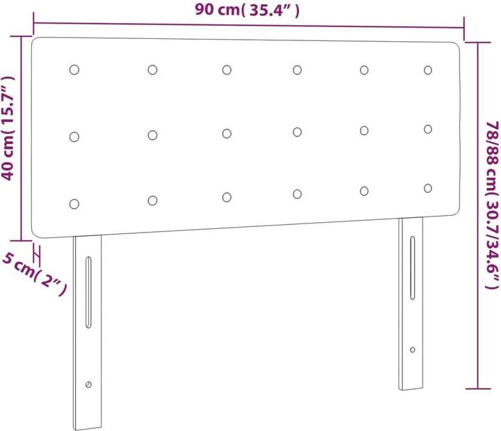 Produktbild VidaXL Kalli (90 x 5 x 78/88 cm)