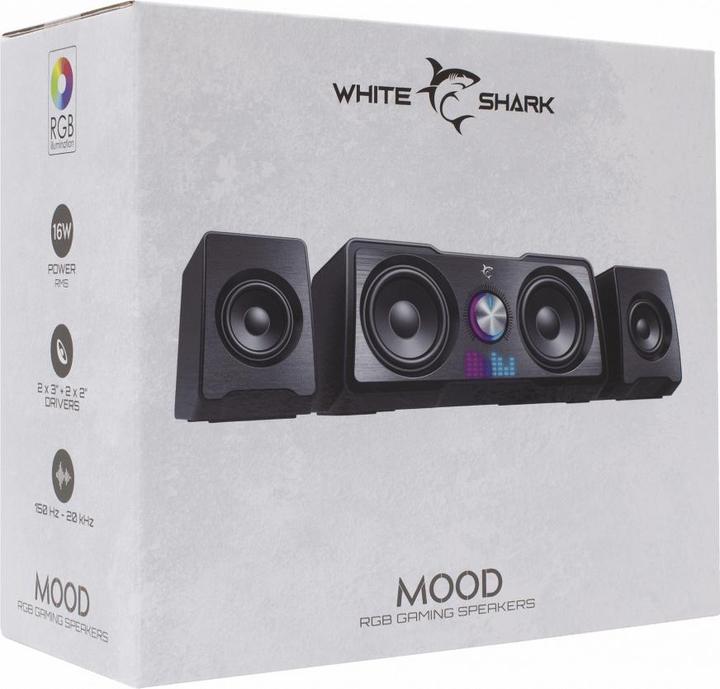 Actual product image White Shark GSP-968 Mood RGB Gaming 2.2 Speaker System