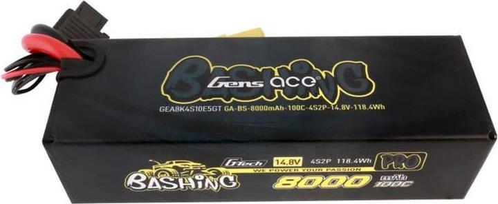 Gens Ace Gens ace 8000mAh 14.8V 100C 4S2P Lipo Battery Pack (14.80 V, 8000 mAh)