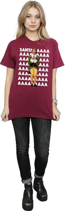 Immagine prodotto Elf Buddy Santa Scream Maglietta Ampia Donna (XXL)