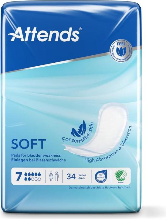 Image du produit Attends Soft 7 langes (34 x)