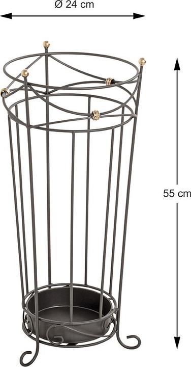 Actual product image HAKU Möbel Cast Iron Umbrella Stand, Rectangular