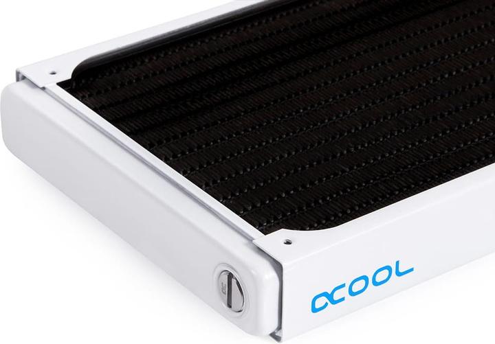 Produktbild Alphacool RAD HPE-30 Full Copper 240mm Radiator - White (120 mm)