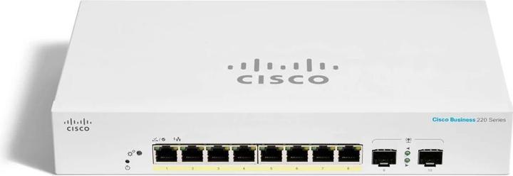 Produktbild Cisco PoE+ Switch CBS220-8FP-E-2G 10 Port (10 Ports)