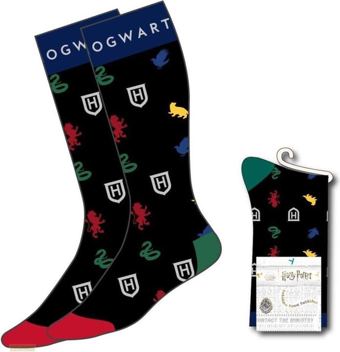 Cerdá Harry Potter Socken Houses Logos 38-45 (Einzelpack, 38 - 45)