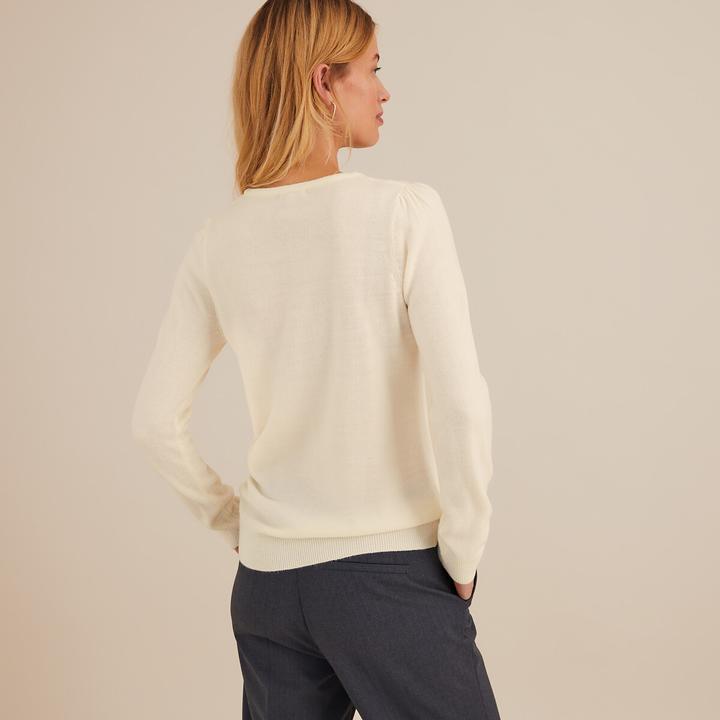 Anne Weyburn Pullover mit rundem Ausschnitt