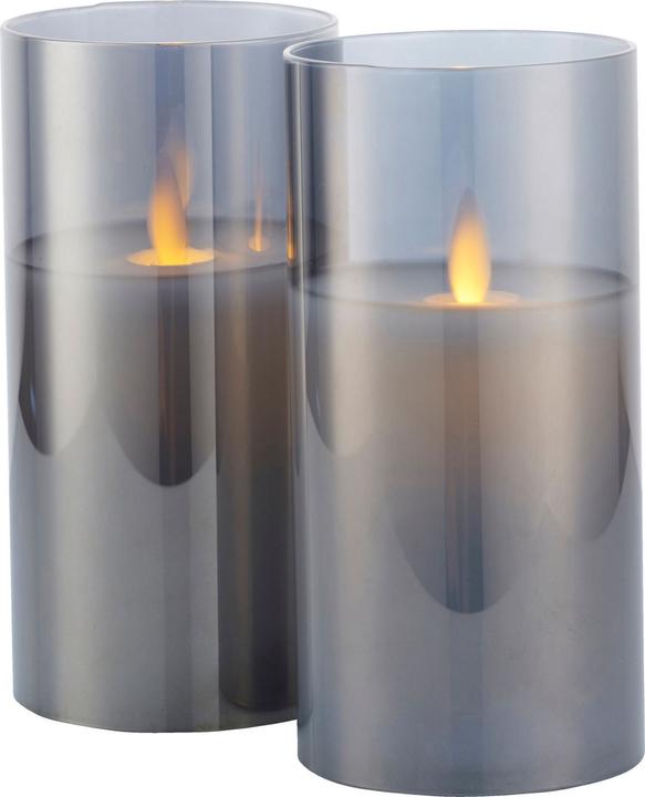Immagine prodotto Sirius Candela LED Ivy 15cm set di 2 Grigio (2 x)