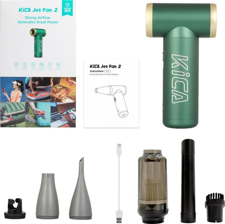 Actual product image Kica Jet Fan 2 Vacuum Kit