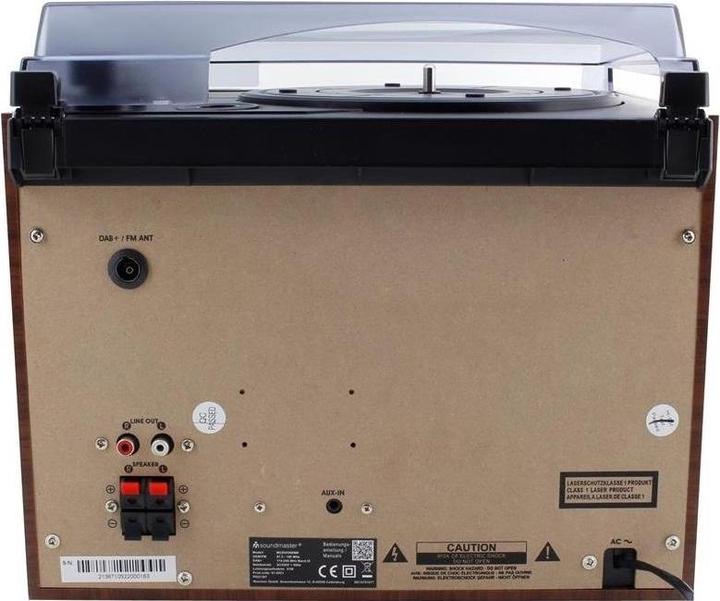 Actual product image Soundmaster MCD5550D (Tape deck, Record player, Bluetooth, CD player, 2x 2.5 W)