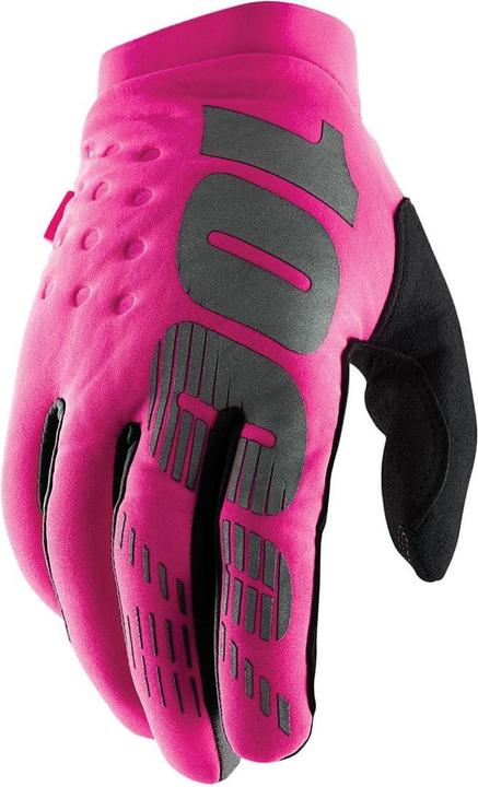 Image du produit 100% Gants thermiques Brisker Women's - Neon Pink/Black (M)
