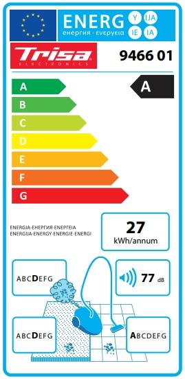 Label énergétique Trisa Classic Clean T6601