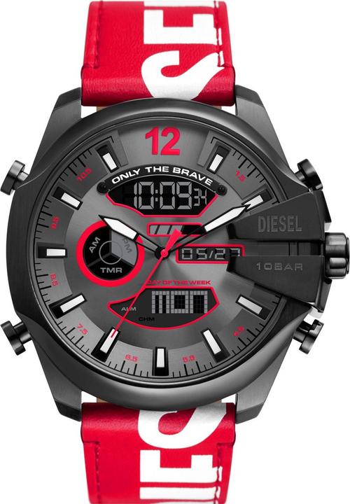 Actual product image Diesel Mega Chief (Analogue wristwatch, Digital watch, 51 mm)