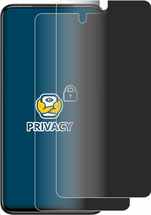 Productafbeelding BROTECT Anti-spionnetje privacyfolie Beschermfolie tegen blauw licht (2 Stuk, Xiaomi Poco M4 Pro)