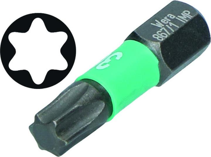 Image du produit Wera 867/1 IMP DC TX 40 x 25 mm DIY-Box (Six pans creux TX M40)