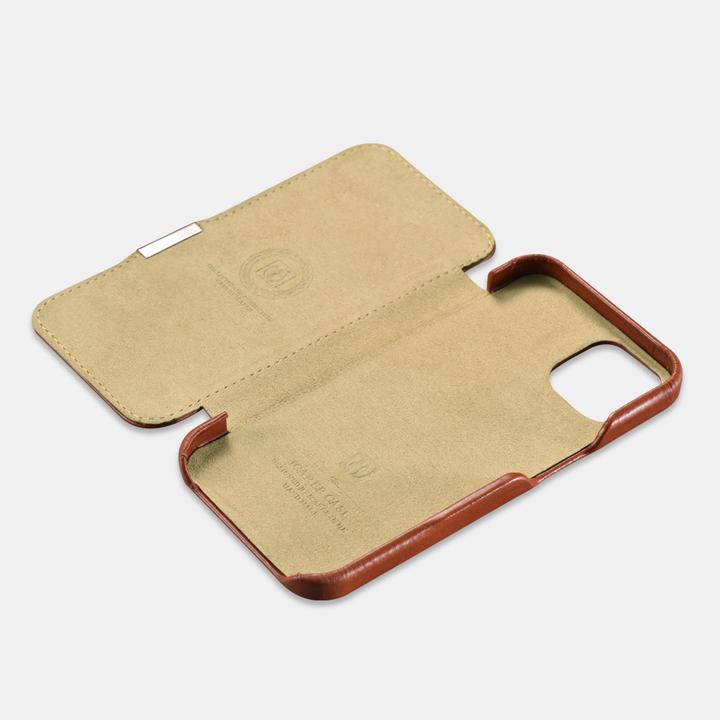 Immagine prodotto iCarer iPhone 15 - Flipcase in pelle vintage marrone WMI15230613 (Apple iPhone 15)