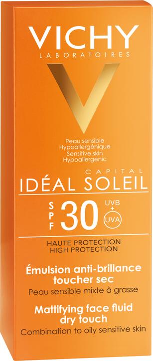 Actual product image Vichy Capital Soleil Mattifying Sun Fluid (Sun cream face, SPF 30, 50 ml, 70 g)