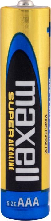 Produktbild Maxell Batterie AAA Super Alkaline 4 Stück (4 Stk., AAA)