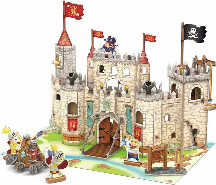 Produktbild Cubicfun CUBIC FUN 3D Puzzle "Piratenburg" (183 Teile)