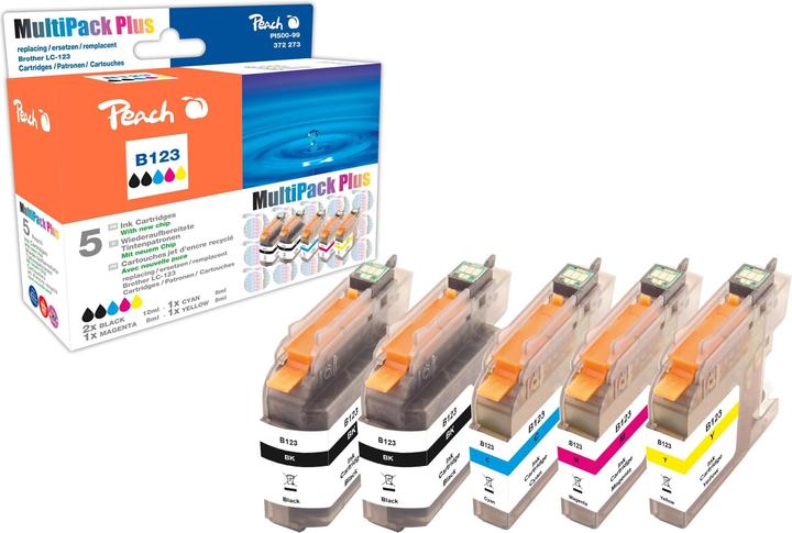 Peach LC-123 Multipack (M, Y, C, BK)