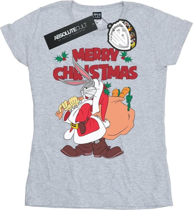 Looney Tunes Santa Bugs Bunny TShirt (M)