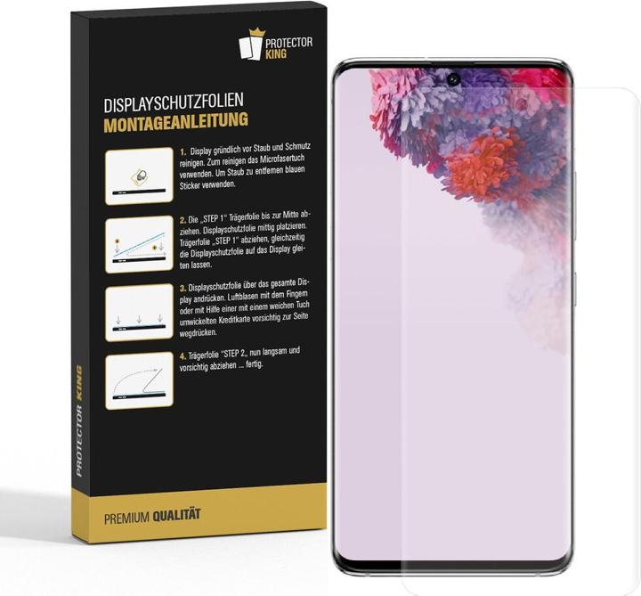 Produktbild Protectorking 6x 9H Panzerglas flexibel HD Klar (6 Stück, Samsung Galaxy S21 Ultra)