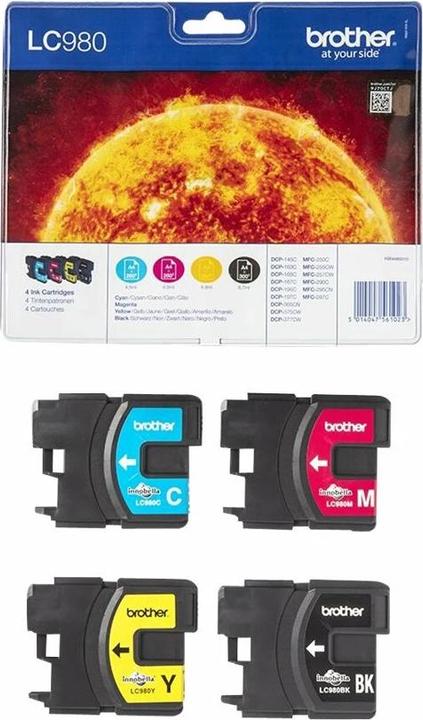 Produktbild Brother LC-980 Value Pack (M, BK, Y, C)