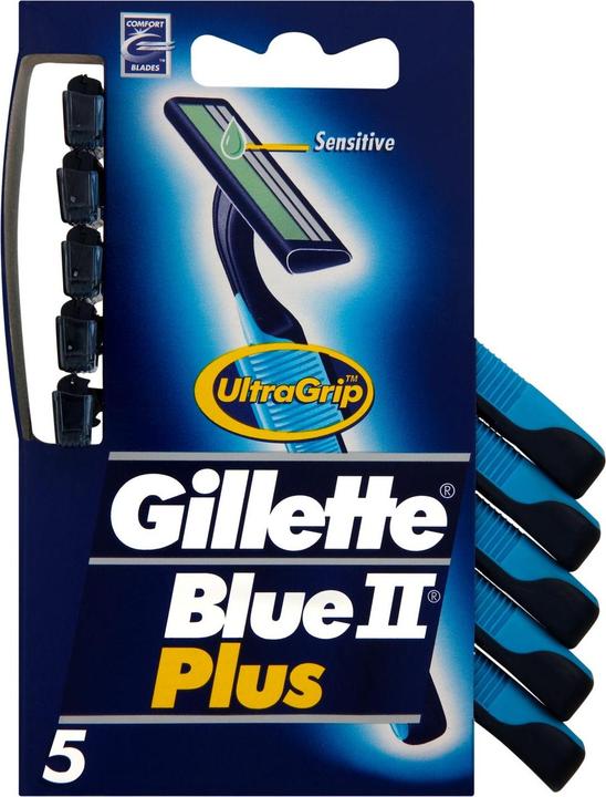 Produktbild Gillette Einweg Rasierer Blue II Plus 5er