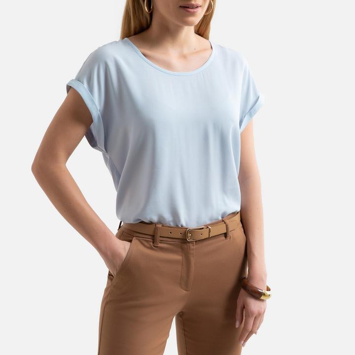 Actual product image Anne Weyburn Tunic shirt with round neckline (44)