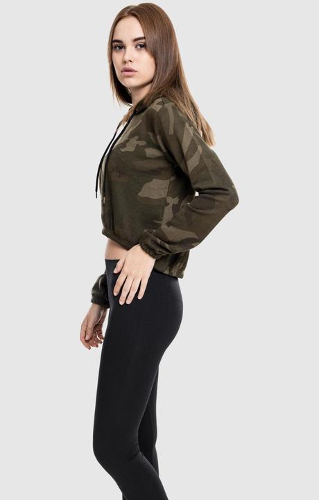 Immagine prodotto Urban Classics Felpa con cappuccio mimetica da donna (XS)