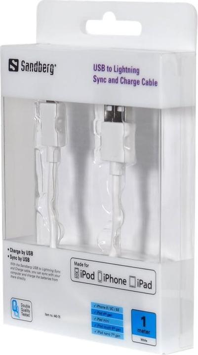 Produktbild Sandberg USB auf Lightning (1 m, USB 2.0)