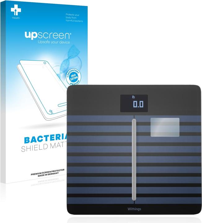 Actual product image upscreen Matt antibacterial screen protector