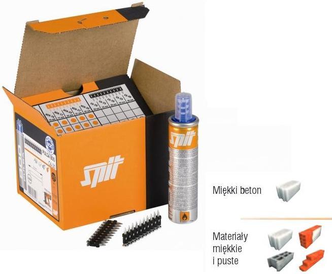 Actual product image Spit ITW Nails for Pulsa 800 C6-35 (500) (500 Piece, 35 mm)