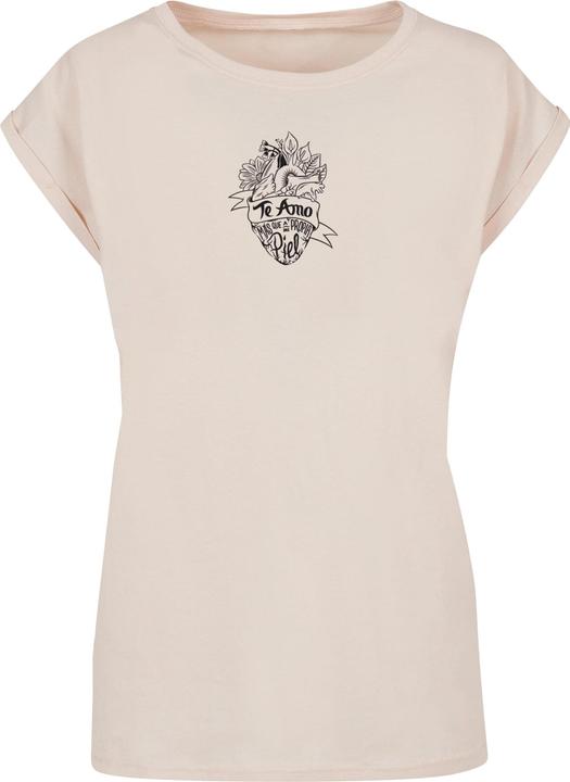 Image du produit Merchcode Ladies Frida Kahlo - Te amo outline Extended Shoulder Tee - 118003 (XL)