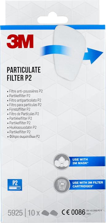 Produktbild 3M Partikelfilter (P2, 10 x)