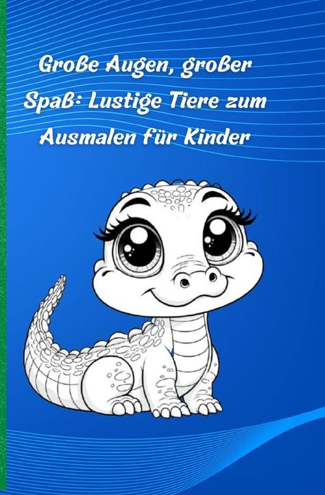Actual product image Grosse Augen, grosser Spass: Lustige Tiere zum Ausmalen für Kinder