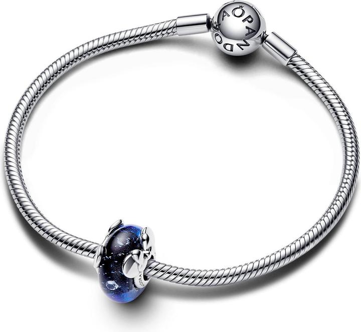 Immagine prodotto Pandora Ciondolo in vetro di Murano blu Disney Mickey Mouse e Minnie Mouse (Argento 925)
