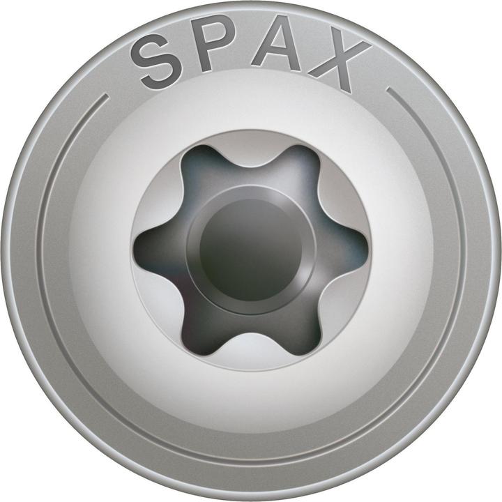 Actual product image Spax HI.FORCE, 8 x 300 mm, 50 pieces, partially threaded, disc head, T-STAR plus T40, 4CUT, stainless (50 Screws per piece)