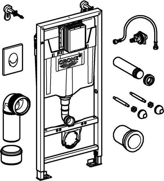 Produktbild Grohe Rapid SL 3-in-1 Set für WC