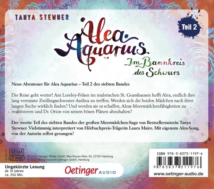 Produktbild Alea Aquarius 7. Im Bannkreis des Schwurs (Tanya Stewner, Claudia Carls, Laura Maire, Guido Frommelt, Deutsch)
