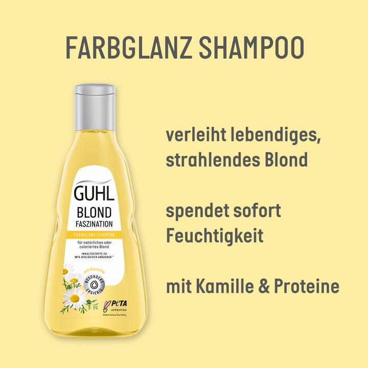 Produktbild Guhl Blond Faszination Shampoo Farbglanz (250 ml, Flüssiges Shampoo)
