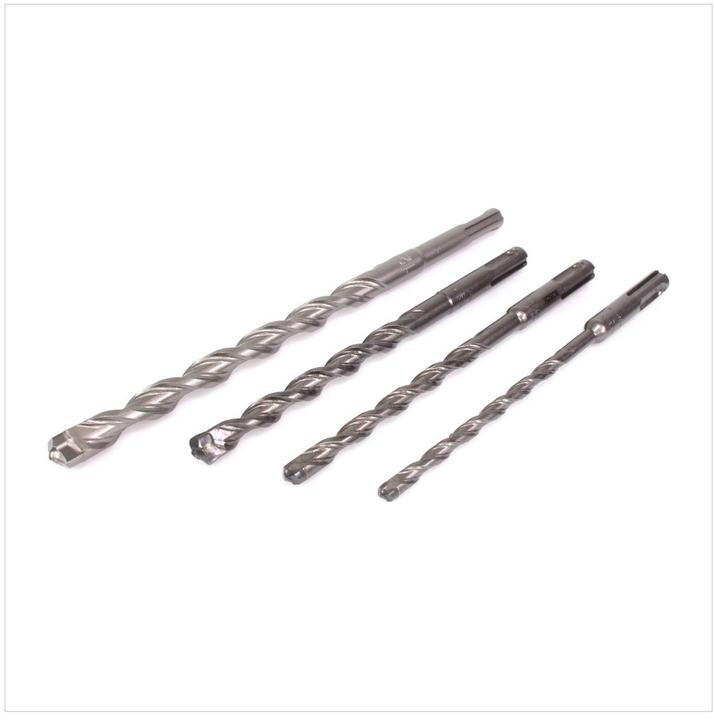 Image du produit Bosch Professional Zubehör 4 Forets, fraises SDS-Plus-7 pour Marteau perforateur GBH Bosch (6 mm, 8 mm, 10 mm, 12 mm)