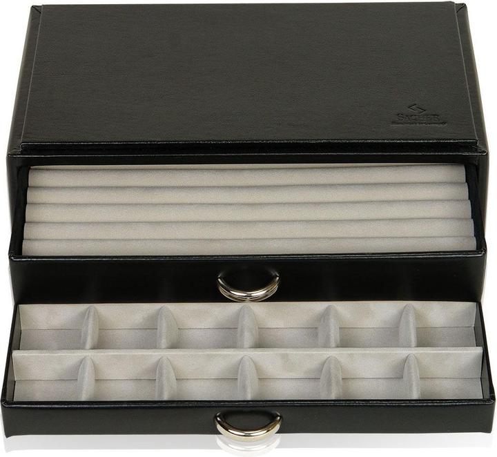 Sacher Schmuckkästchen Vario / Ringschatulle - Schwarz