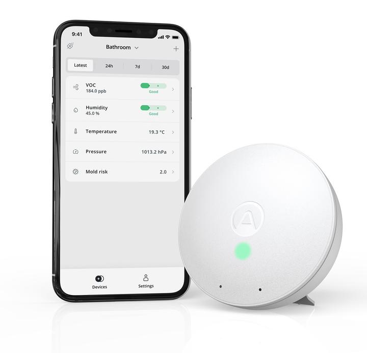 Airthings Wave Mini Raumluft-Sensor