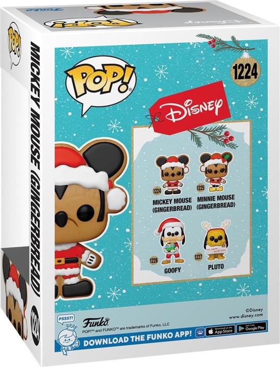 Image du produit Funko DISNEY HOLIDAY - POP N° 1224 - Pain d'épices Père Noël Mickey