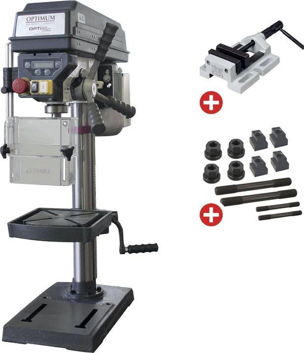 Produktbild Optimum OPTIdrill D17Pro Tischbohrmaschine 230V mit Keilriemenantrieb