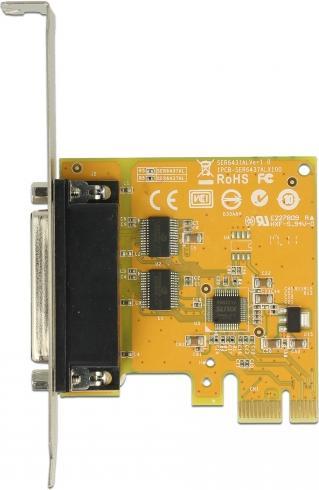 Produktbild Delock PCI Express Card > 2 x Serial RS-232 high speed 921K ESD protection