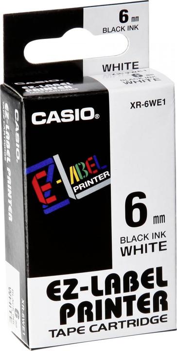 Produktbild Casio Schriftband XR (0.60 cm, Schwarz, Weiss)