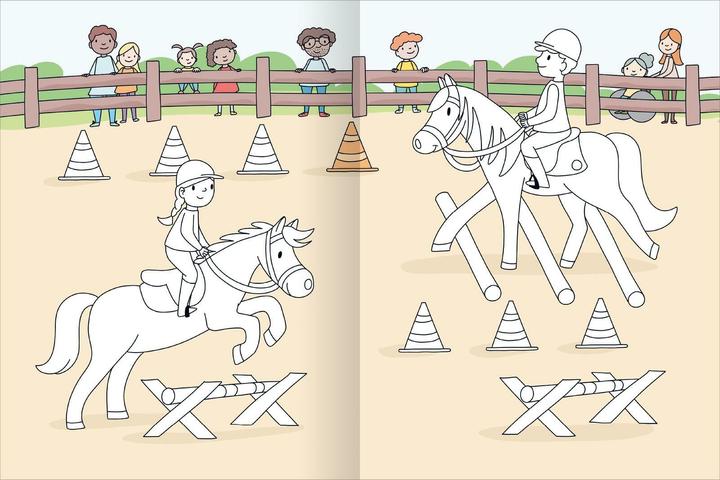 Immagine prodotto Il mio grande libro da colorare - Cavalli e pony
