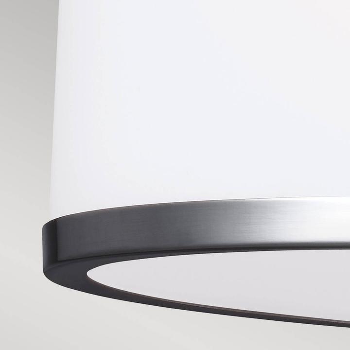 Immagine prodotto Elstead Lighting Prospect Park lampada a sospensione E27 doppia in nichel satinato, cromo (E27)