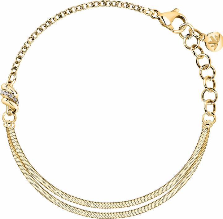 Morellato Gold Plated Double Bracelet with Torchon Crystals SAWZ05 (19 cm, Edelstahl)